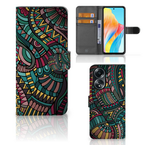 OPPO A58 4G Telefoon Hoesje Aztec