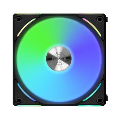 Lian Li Lian Li UNI FAN AL120 V2 ARGB PWM Lüfter - 120mm, schwarz PC-ventilator Zwart (b x h x d) 120 x 120 x 28 mm