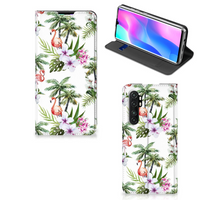 Xiaomi Mi Note 10 Lite Hoesje maken Flamingo Palms - thumbnail