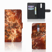 Nokia 8 Bookcase Marmer Bruin