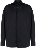 Giorgio Armani chemise boutonnée à manches longues - Bleu