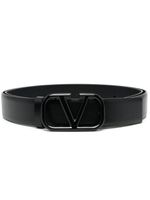 Valentino Garavani ceinture VLOGO en cuir - Noir