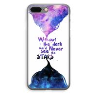 Stars quote: iPhone 8 Plus Transparant Hoesje