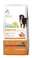 NATURAL TRAINER SENSITIVE ADULT MEDIUM SALMON GLUTENVRIJ 12 KG