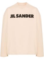 Jil Sander t-shirt en coton à logo imprimé - Tons neutres