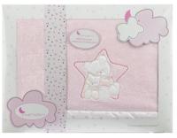Interbaby lakenset wieg Ster 110 x 82 cm polyester
