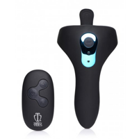 XR Brands Power Taint - Silicone Cock and Ball Ring with Remote Control