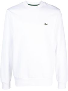 Lacoste sweat à logo brodé - Blanc