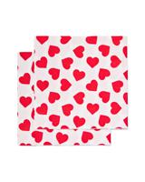 HEMA Servetten 33x33 Papier Hearts - 20 Stuks - thumbnail