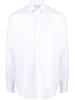 Eleventy chemise Dandy en coton mélangé - Blanc