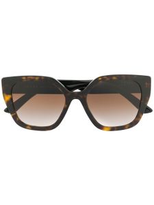 Prada Eyewear lunettes de soleil à monture carrée - Marron