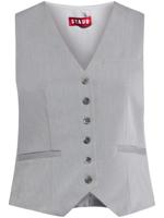 STAUD Gilet met enkele rij knopen - Grijs