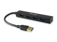 Equip USB-hub 4Port USB 3.0, zwart