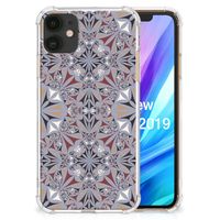 Apple iPhone 11 Anti-Shock Hoesje Flower Tiles