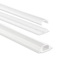 Hama Zelfklevend PVC, Kabelafdekking Halfrond 3,5 cm x 100 cm, Tot 2 Kabels, Wit
