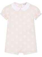 Dolce & Gabbana Kids barboteuse à logo DG - Rose