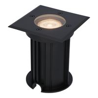 Ramsay dimbare LED grondspot - Vierkant - Zwart - 2700K warm wit - 5 Watt - IP67 straal waterdicht - 3 jaar garantie