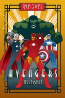 Marvel Retro Avengers Poster 61x91.5cm