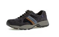 pius gabor Herensneakers, lage schoenen, uitneembaar voetbed, gecertificeerd leer, veters, sportschoenen, midnight / timber, 41 EU / 7,5 UK, blauw midnight 22, 41 EU