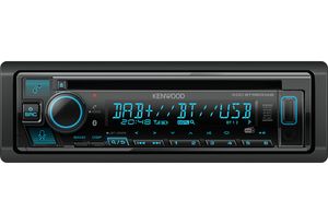 Kenwood KDC-BT560DAB Autoradio enkel DIN Aansluiting voor stuurbediening, Bluetooth handsfree, DAB+ tuner