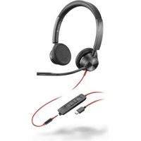 HP 8X222AA hoofdtelefoon/headset Bedraad Hoofdband Kantoor/callcenter USB Type-C Zwart - thumbnail