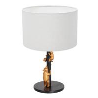 Steinhauer Design schemerlamp Animaux met zand linnen kap 8232ZW - thumbnail