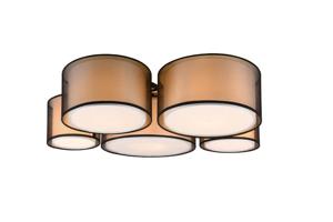 Trio Slaapkamer plafondlamp Burton 5-lichts 611400532