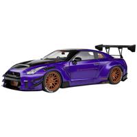 Solido Nissan GT-R (R35) lila 1:18 Auto - thumbnail