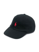 Ralph Lauren Kids casquette à logo brodé - Noir