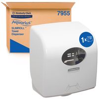 Handdoekroldispenser Aquarius Slimroll wit 7955