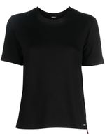 Kiton t-shirt en coton à logo imprimé - Noir