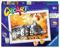 Ravensburger creart serie E autumn kitties