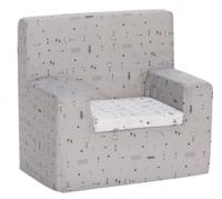 Interbaby kinderstoel Tipi Oso junior 43 cm schuim/katoen grijs