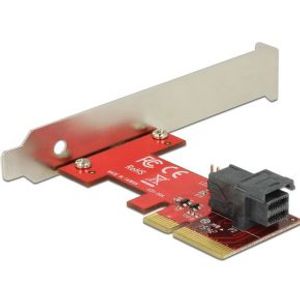 Delock 89535 PCI Express x4-kaart > 1 x interne SFF-8643 NVMe - Low Profile Form Factor