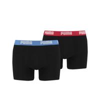 Puma heren boxershorts 2-pack basic Red/Blue S
