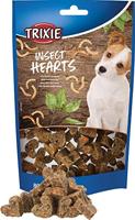 TRIXIE Hondenlekkernijen voor honden, snack hearts met meelwormen, 80 g, glutenvrije premium lekkernijen voor honden, zonder granen en suiker, smakelijke beloning voor training en thuis, 31660