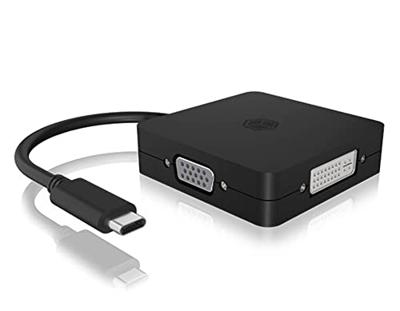 RaidSonic Adap ICY BOX USB-C naar HDMI, DP, VGA of DVI