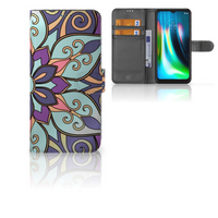 Motorola Moto G9 Play | E7 Plus Hoesje Purple Flower