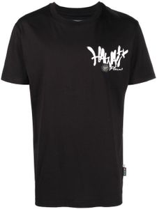 Philipp Plein t-shirt Hawaii SS en coton - Noir