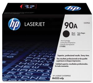 HP toner 90A, 10 000 pagina&apos;s, OEM CE390A, zwart