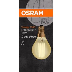 OSRAM 4058075293496 LED-lamp Energielabel F (A - G) E14 Kogel 4 W = 35 W Warmwit (Ø x l) 45.0 mm x 78.0 mm 1 stuk(s)