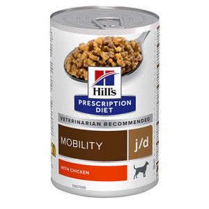 Hill's Prescription Diet J/D Mobility nat hondenvoer met kip blik 2 trays (24 x 370 g)