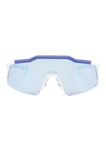 100% Eyewear lunettes de soleil oversize Speedcraft - Blanc - thumbnail