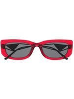 Prada Eyewear lunettes de soleil Symbole à monture rectangulaire - Rouge - thumbnail