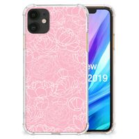 Apple iPhone 11 Case White Flowers - thumbnail