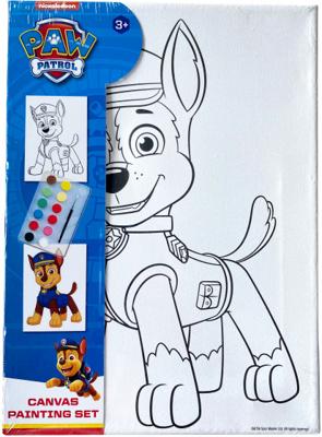 Toi Toys schilderset Paw Patrol Chase junior canvas wit Toi Toys schilderset Paw Patrol Chase junior canvas wit