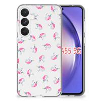 TPU bumper voor Samsung Galaxy A55 Unicorns