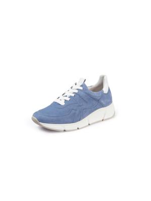 Sneakers geitensuèdeleer Van Gabor Comfort blauw