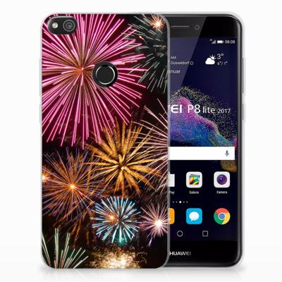 Huawei P8 Lite 2017 Silicone Back Cover Vuurwerk