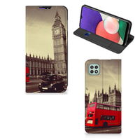 Samsung Galaxy A22 5G Book Cover Londen - thumbnail